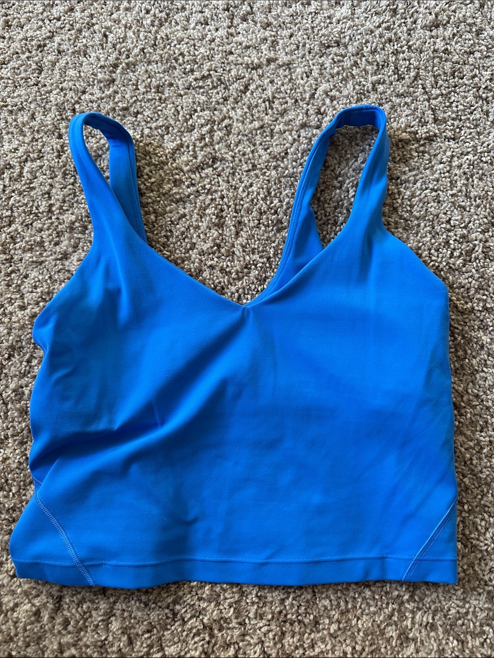 lululemon athletica Bright Blue V-Neck Sports align Tank